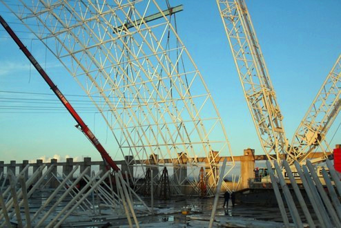 张家港网架一角